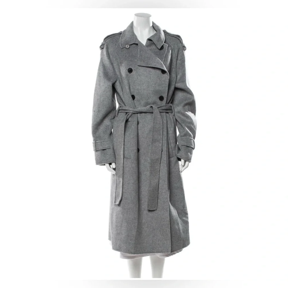 The Kooples Wool-blend Belted Trench Coat. Size 3. NWT